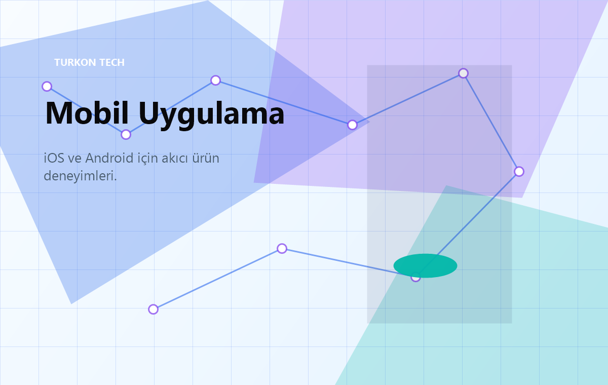 Mobil uygulama arayüzü görseli